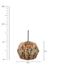 Load image into Gallery viewer, FRAKTUR COLLAPSIBLE BOX_SHAPED ORIGAMI HANGING LAMPSHADE