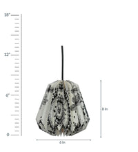 Load image into Gallery viewer, WARLI SMALL CONICAL COLLAPSIBLE ORIGAMI TABLE LAMP