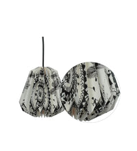 Load image into Gallery viewer, WARLI SMALL CONICAL COLLAPSIBLE ORIGAMI TABLE LAMP