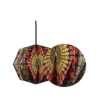 Load image into Gallery viewer, MANDALA BOX-SHAPED COLLAPSIBLE ORIGAMI HANGING LAMPSHADE