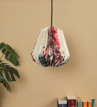 Load image into Gallery viewer, MULTICOLOR FLORAL COLLAPSIBLE HANDCRAFTED ORIGAMI HANGING LAMPSHADE