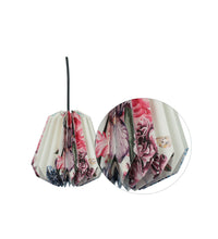 Load image into Gallery viewer, MULTICOLOR FLORAL COLLAPSIBLE HANDCRAFTED ORIGAMI HANGING LAMPSHADE