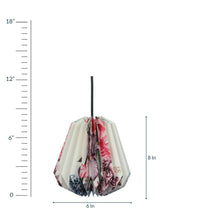Load image into Gallery viewer, MULTICOLOR FLORAL COLLAPSIBLE HANDCRAFTED ORIGAMI HANGING LAMPSHADE