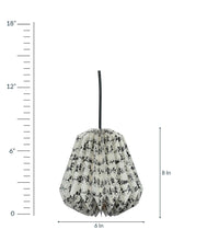 Load image into Gallery viewer, WARLI MIX CONICAL COLLAPSIBLE ORIGAMI HANGING LAMPSHADE
