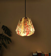 Load image into Gallery viewer, TREE OF LIFE GOND COLLAPSIBLE ORIGAMI HANGING LAMPSHADE

