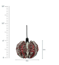 Load image into Gallery viewer, TREE OF LIFE DAHLIA COLLAPSIBLE ORIGAMI HANGING LAMPSHADE
