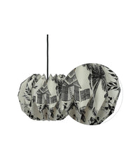 Load image into Gallery viewer, WARLI LARGE DAHLIA COLLAPSIBLE ORIGAMI HANGING LAMPSHADE
