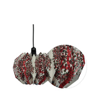 Load image into Gallery viewer, TREE OF LIFE DAHLIA COLLAPSIBLE ORIGAMI HANGING LAMPSHADE
