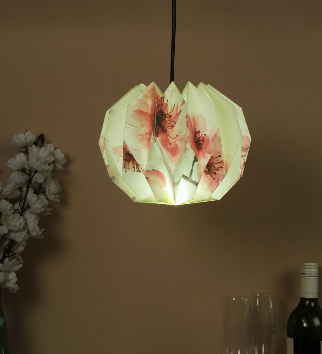 SAKURA DAHLIA COLLAPSIBLE ORIGAMI HANGING LAMPSHADES