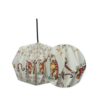 Load image into Gallery viewer, CALVIN HOBBES COLLAPSIBLE ORIGAMI HANGING LAMPSHADE
