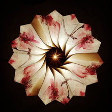 Load image into Gallery viewer, SAKURA DISC SHAPED ORIGAMI TABLE LAMP
