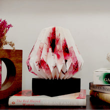 Load image into Gallery viewer, SAKURA COLLAPSIBLE HANDCRAFTED ORIGAMI TABLE LAMP
