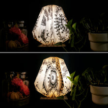 Load image into Gallery viewer, WARLI CONICAL COLLAPSIBLE ORIGAMI TABLE LAMP
