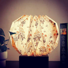 Load image into Gallery viewer, AUTUMN LEAVES COLLAPSIBLE ORIGAMI TABLE LAMP
