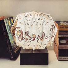 Load image into Gallery viewer, CALVIN HOBBES COLLAPSIBLE ORIGAMI TABLE LAMP
