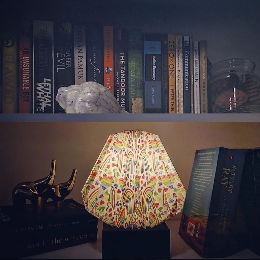 PRIDE COLLAPSIBLE ORIGAMI CONCIAL TABLE LAMP