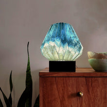 Load image into Gallery viewer, OCEAN WAVES SAND COLLAPSIBLE ORIGAMI TABLE LAMP
