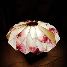 Load image into Gallery viewer, SAKURA DISC SHAPED ORIGAMI TABLE LAMP
